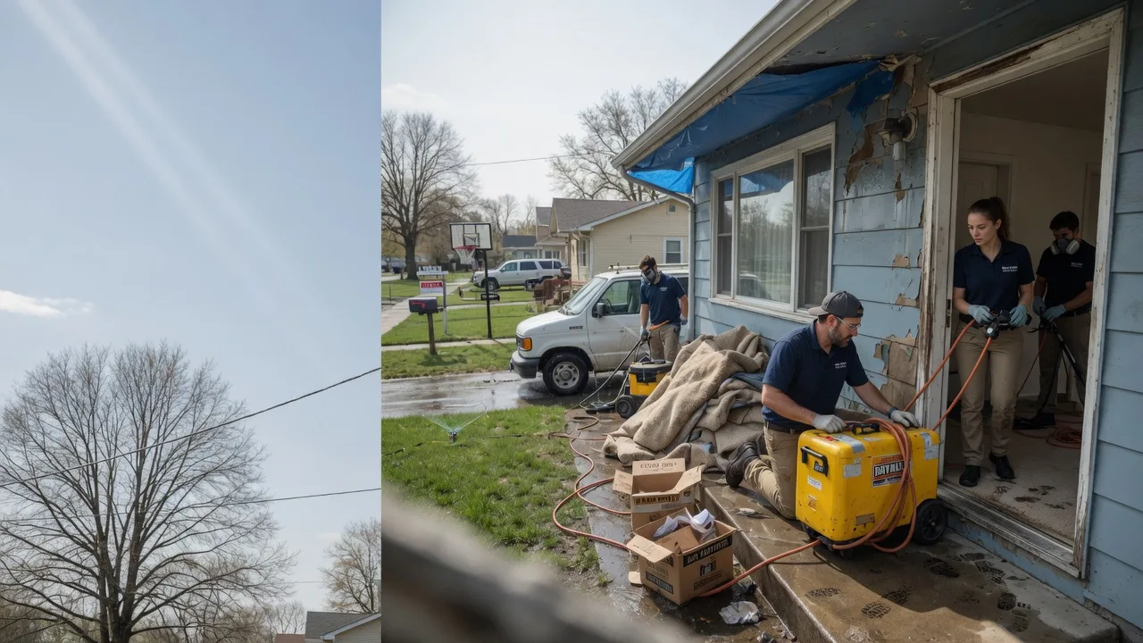 Basement Flood Cleanup in Orlando, OK near me